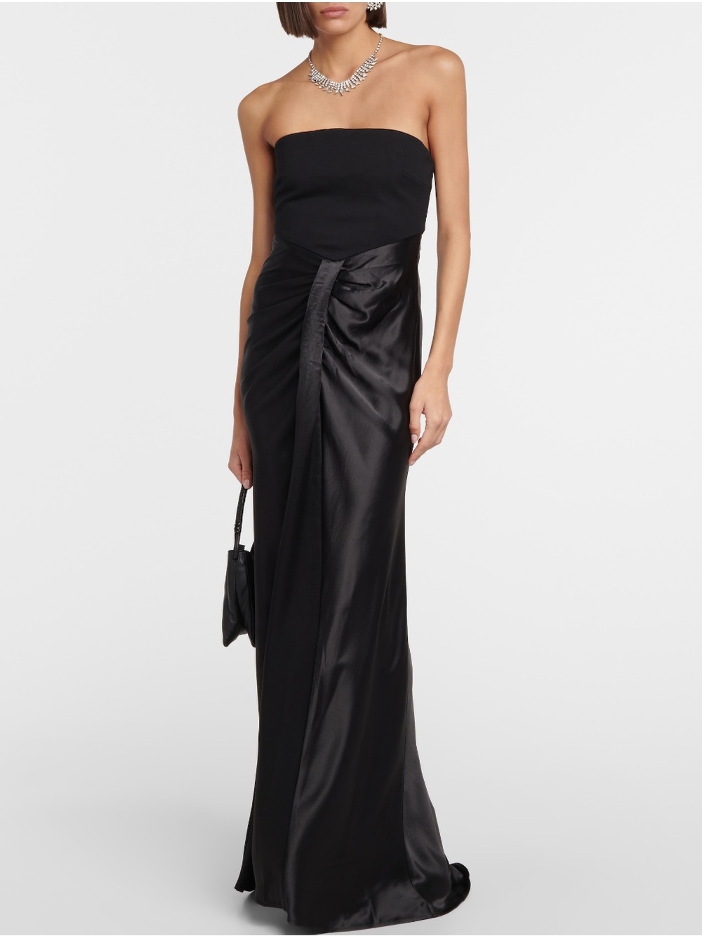 Staud strapless maxi dress